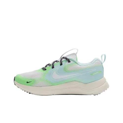 Nike Cosmic Runner Low Топ Детские Беговые Кроссовки Белый Синий Зеленый