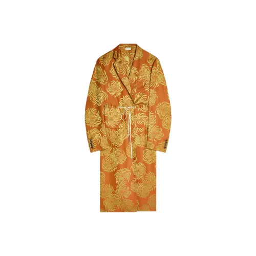 DRIES VAN NOTEN Оранжевое Женское Пальто