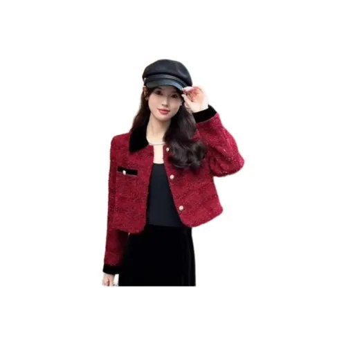 BONAS Красный Женские пуховики