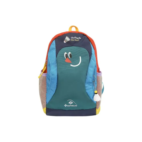 Debecca Nylon Backpack Standard Unisex Blue Red Debecca Нейлон Рюкзак Стандартный Унисекс Синий и Красный