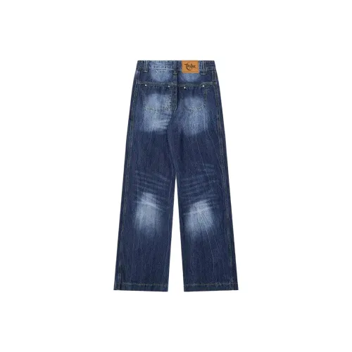 THE AIER Синий Унисекс Джинсы