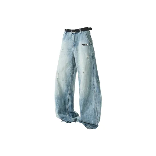 VGVX Синий Унисекс Джинсы