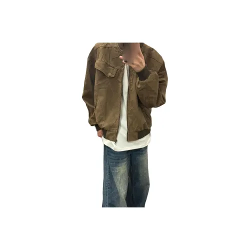 DARK HORSE Темно-коричневые унисекс куртки