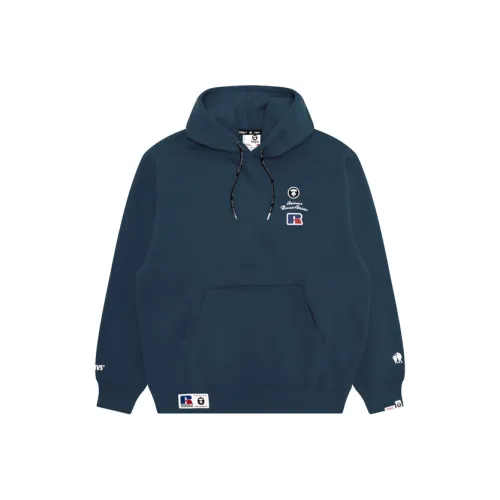 Aape BAPE x Russell Athletic Co Бренд Мужские Свитшоты