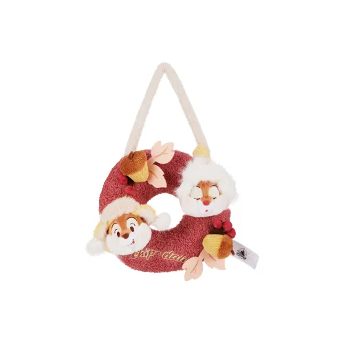 Disney x Disney Store Winter Day Patch Collection Chip 'n Dale Плюшевый Венок Украшение Мерч по IP
