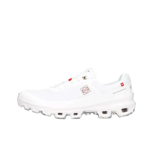 On x LOEWE Cloudventure Амортизация Низкий Топ Спортивная Повседневная Обувь Мужская Белая