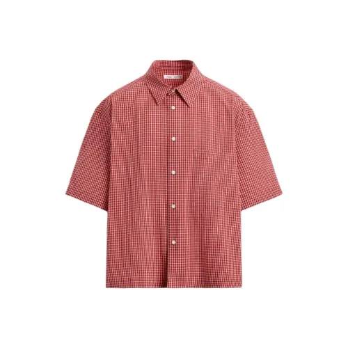 ZARA Red Men's Shirts ZARA Красные Мужские Рубашки
