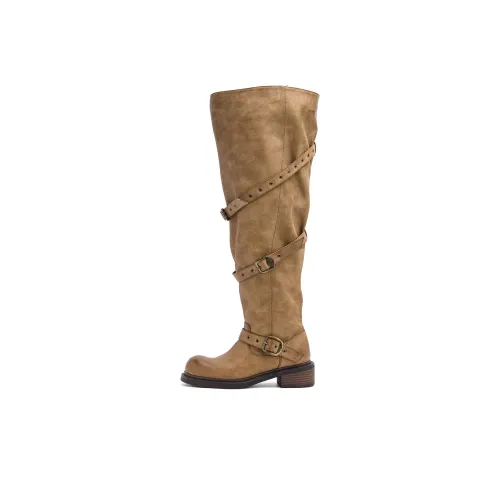 UNCLEWEN Wild Road Высокие сапоги на каблуке 4,5 см Женские