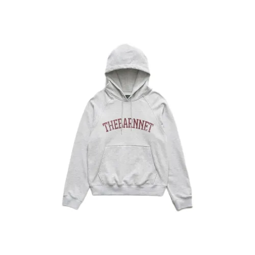 The Barnnet FW25 Eight Milk Coma Pullover Hoodie Melange GREY Sweatshirt Women's