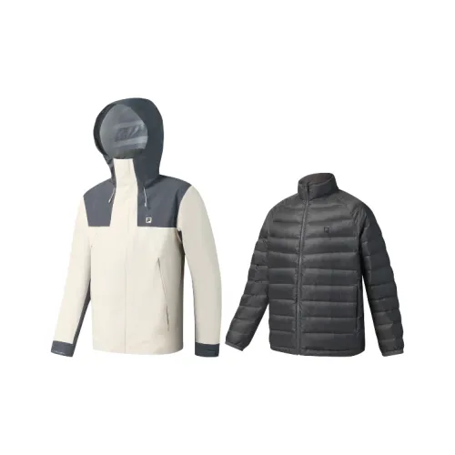 FILA Фитнес Водонепроницаемый Ветрозащитный Дышащий и Теплоизоляционный Ветровка Унисекс