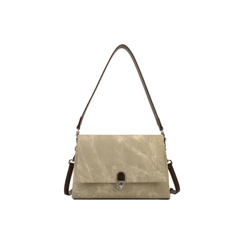 Jacoponnus Коровья кожа Сумка через плечо Женская Деним Зеленый