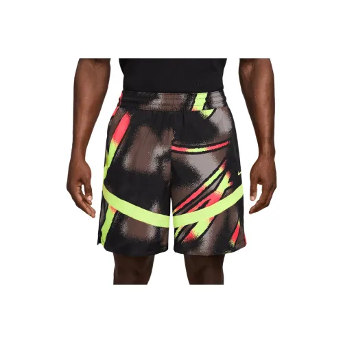 Nike Dri-Fit Баскетбольные шорты Мужские Коричнево-желтые