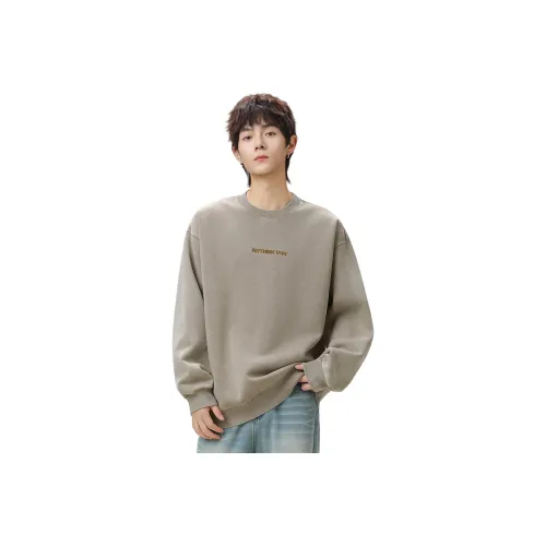 WOOD SOON Дышащий свитшот с круглым вырезом мужской