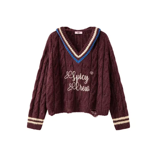 CHUU Бургунди Женский Трикотаж