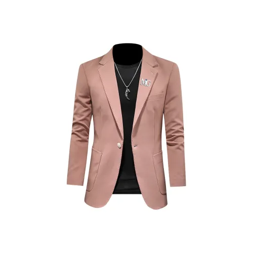 MG Айвори Розовый Мужской Деловой Костюм