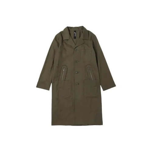 Yohji Yamamoto Человеческая бензопила Коллаборация FW25 Ground Y Пальто Унисекс