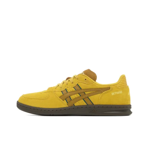 Asics SKYHAND OG Low Топ Кроссовки для скейтбординга Унисекс Имбирно-желтый