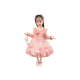 Розовый, с длинным рукавом