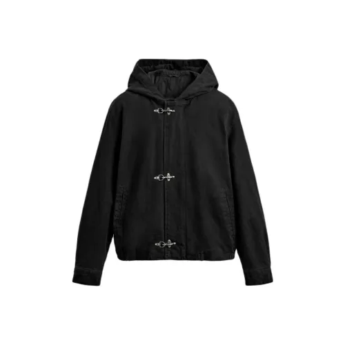 ZARA Мужские черные куртки