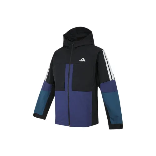 Adidas Черный Фиолетовый Детские Куртки