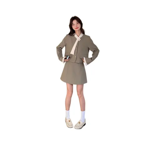 IWZI Khaki Женские Комплекты с Юбкой