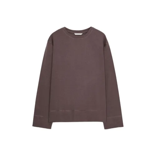 ZARA Темный Норка Женские T-рубашки