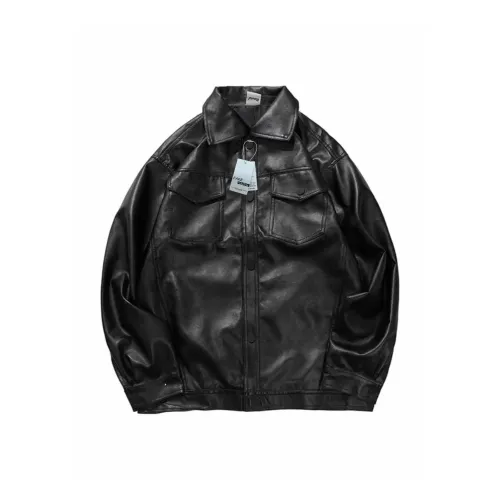 Fakeyoung Кожа Куртка Унисекс