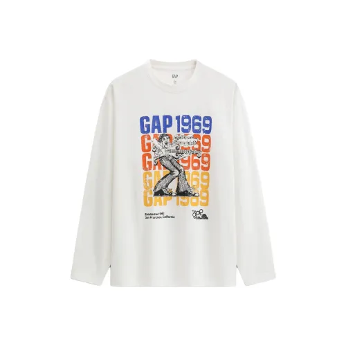 GAP Айвори Унисекс T-рубашки