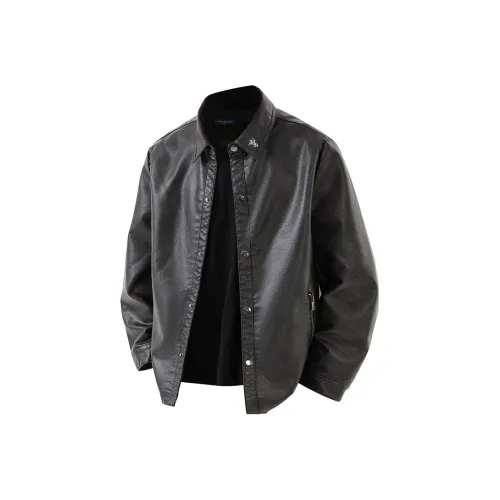 POLOMEISDO Кожа Куртка Унисекс