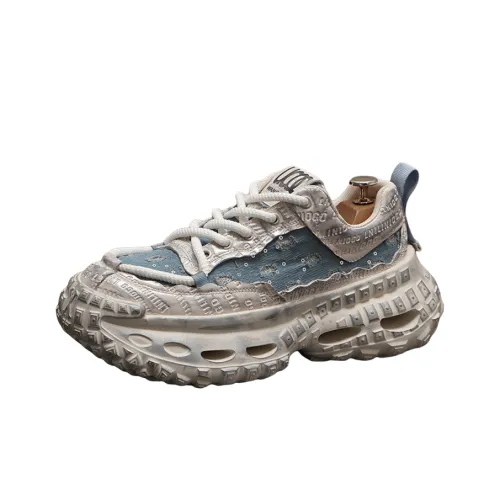 ALPLUME Устойчивые к истиранию Низкие Топ Кроссовки для мужчин с толстой подошвой