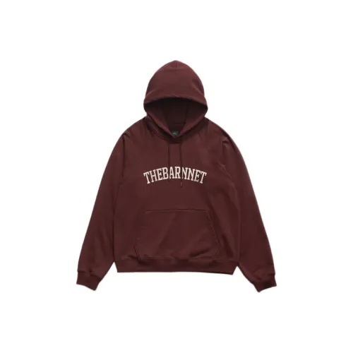 The Barnnet FW25 Eight Milk OVERSIZED Coma Pull Hoodie_Бордовая толстовка Unisex