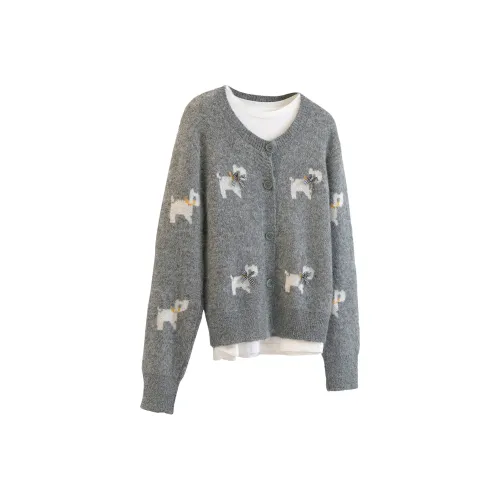 Cypress House Светло-серые Женские Свитера