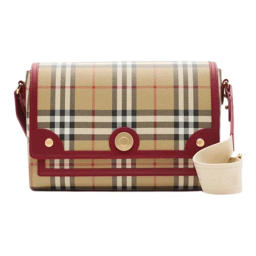 Burberry Полиуретан Post IT Сумка Сумка через плечо Стандартная Женская Камень-красный