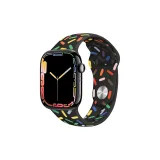 Новая версия Черный Rainbow-Silicone Reverse Clasp Ремешок