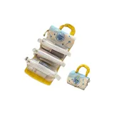 Желтая ручка для макияжа, сумка