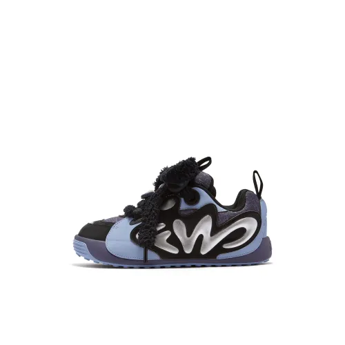 FILA KIDS Heritage FHT Скейтборд Кроссовки Каменный Серый Тонкий Сумеречный Синий Малыш