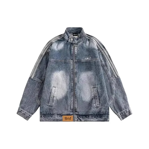 BLACK AT Синий Унисекс Куртки