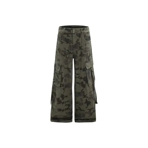 GEOGRE ALEX Камуфляж Мужские Карго Брюки