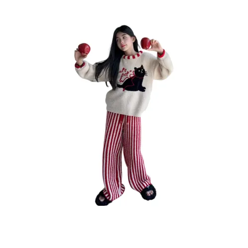 GOYN Комплект одежды Sets Абрикосовый топ + Красный низ Школьный возраст Lounge Набор