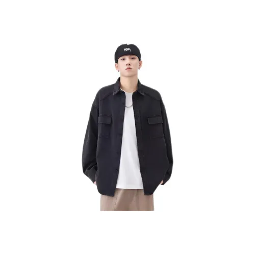 ZHIO Черный Унисекс Рубашки