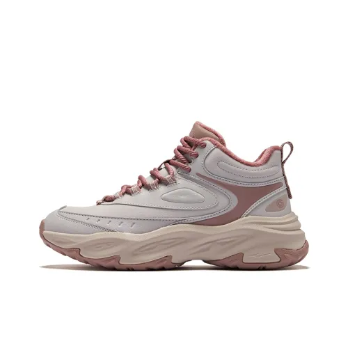 Erke Теплый Journey Термический Амортизирующий Противоскользящий Высокий Топ Повседневная Обувь Женская Tipsy Серый Дымчатый Розовый Фиолетовый