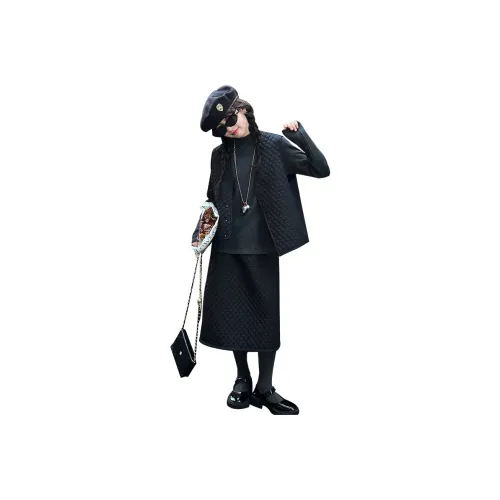 Guldoeleph Черный THREE Комплект Школьный возраст Юбка Комплект