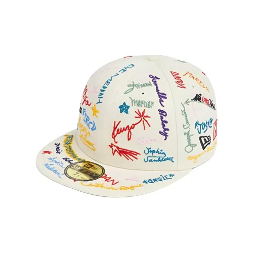 KENZO x New Era Хлопковые кепки унисекс разноцветные