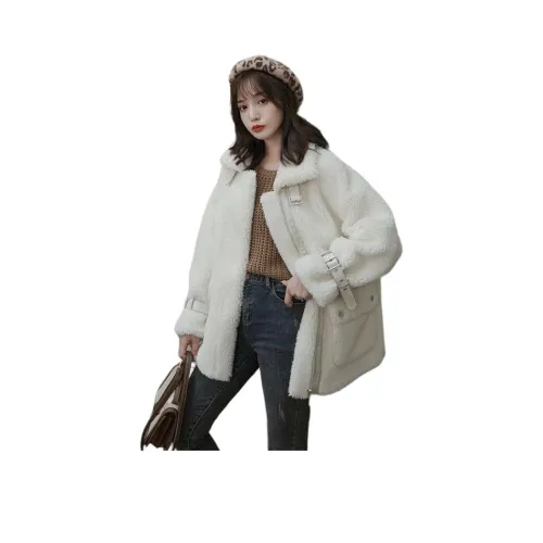 BONAS Экрю Женские пуховики