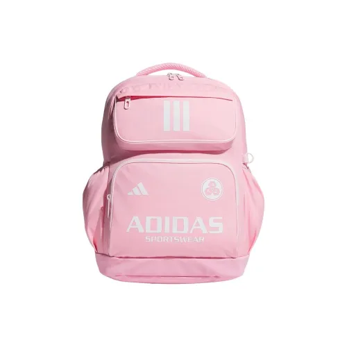 Adidas Полиэстер Рюкзак Женские Розовый