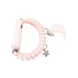 Дельфин Телефонные кабели Эластичный ремень - Дельфин Розовый + Звезда Облачно-розовый Защитный чехол