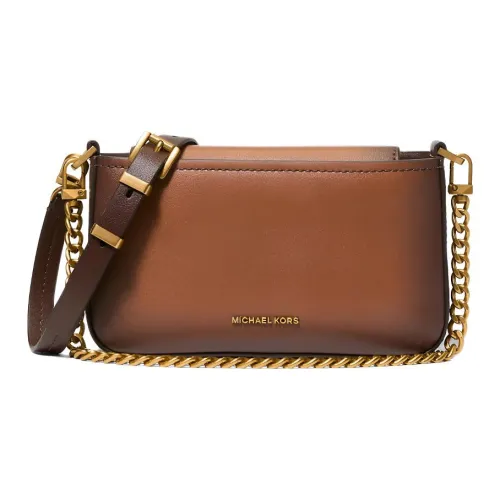 MICHAEL KORS Bryant Сумка через плечо из коровьей кожи Маленькая Женская Коричневая