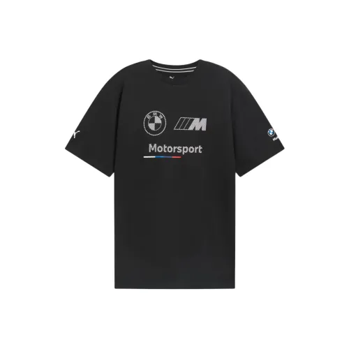 PUMA x BMW Essentials Мужской Motorsports Логотип Stripe Tee T-Рубашка Мужская