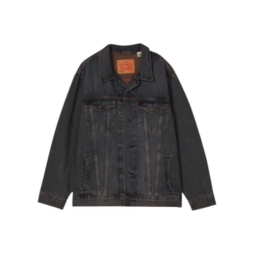 Levis Джинсовые куртки среднего синего цвета для мужчин