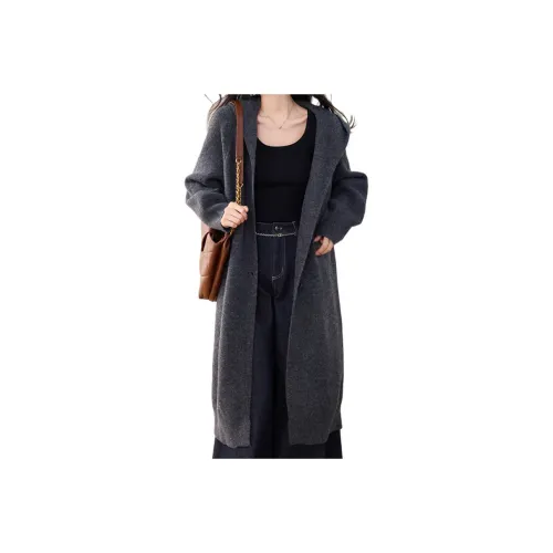 Lan Miao Темно-серый Женский Трикотаж